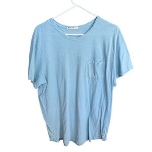 Marine Layer Relaxed Cotton Blend Men’s Stripped TShirt Sz L